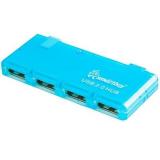 USB - Xaб Smartbuy 4 порта голубой (SBHA-6110-B) [1]