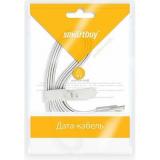 Smartbuy Дата-кабель USB - micro USB, цветные, длина 1,2 м, белый (iK-12c white)/500 [1/5?/100]