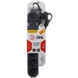 Фото товара - ЭРА USF-5es-1.5m-USB-B (черный) Сетевой фильтр с заземл, 3x0,75мм2, с выкл, 5гн+2USB, 1.5м [1] №2