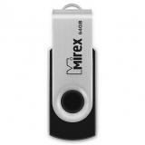 Фото товара - Флэш-диск Mirex 64GB SWIVEL BLACK (ecopack) [1] №2
