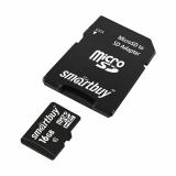 Фото товара - Карта памяти micro SDHC 16GB Smart Buy class10 + SD адаптер LE [1] №2