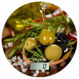 Фото товара - Viconte, VC-520-02, Весы кухонные, электронные, до 5кг, стекло, рисунок [1/24] №2