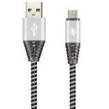 Smartbuy Дата-кабель MicroUSB HEDGEHOG серый 2 А, 1 м (ik-12HH gray) [1/100]