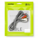 Smartbuy Кабель соединительный 3xRCA (M) - 3xRCA (M), 1,8 м, в пакете (KA-231-200) [1/50]