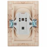 Фото товара - 1-204-02 Intro Розетка 2х2P, 16А-250В, IP20, СУ, Plano, сл.кость [1/10/100] №2