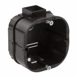 ЭРА KUTS-60-60-43-s-black Коробка установочная усиленная для твердых стен саморезы стыковочные узлы черная IP20 [1/200]