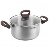 Rondell RD-1329 Ginger Chocolate Кастрюля с/кр 24 см 4,8 л [1/6]
