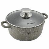Zeidan Z-501049 Classic Кастрюля со стеклянной крышкой - 10,0 л (d32 см), литой алюминий, металлическая ручка на крышке. Подходит ко всем плитам [1/4]