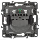 Фото товара - 12-2103-05  ЭРА Розетка 2P+E Schuko со шторками с крышкой, 16A-250В, IP20, Эра12, антрацит [1/10] №2