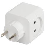 Фото товара - ЭРА SP-2-USB-W на 2 розетки 220V + 2xUSB 2400mA Разветвитель электрический, б\з 10А (белый) [1] №2