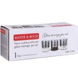 Фото товара - Mayer&Boch 31024 Набор банок 3 предм.стек+мет. 380мл.MB (х12) [1] №2