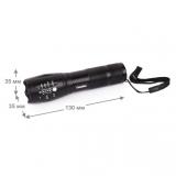 Фото товара - Camelion LED51530  (фонарь, черн., LED XML-T6, ZOOM, 5 реж 3XLR03, алюм.,откр. блистер) [1] №2