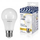 Фото товара - Ergolux LED-A60-11W-E27-3K (Эл.лампа светодиодная ЛОН 11Вт Е27 3000К 220-240В, ПРОМО) [1/100] №1
