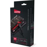 Фото товара - Smartbuy tools  Отвертка с набором бит 66 шт., ст.CR-V, 64 биты, отв.,магн. кейс [1] №2