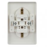 Фото товара - 7-205-01 Intro Style Розетка двойная с заземлением 2X2P+E Schuko, 16А-250В, IP20, СУ, белый [1/10/100] №2