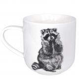 Коралл Кружка 450 мл ф.лиззи  Raccoon [1/6/48]