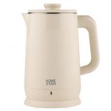Фото товара - HomeStar, HS-1006, Чайник электрический, 1500 Вт, 1.8 л, двойные стенки: нержавеющая сталь/пластик, бежевый [1/12] №2