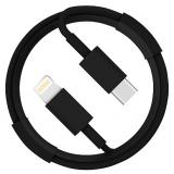 Energy ET-34 Кабель USB-С/Lightning (для продукции Apple), 1 м, 20 Вт, черный [1/50?]