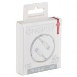 Energy ET-32 Кабель USB-С/USB-C, 1 м, 40 Вт, белый [1/50?]