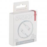 Energy ET-34 Кабель USB-С/Lightning (для продукции Apple), 1 м, 20 Вт, белый [1/50?]