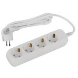 ЭРА Greenline UDL-16-E-415 Удлинитель 4 розетки с заземлением 1,5м ПВС 3x1мм2 [1/20/1?]