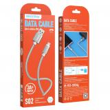 Фото товара - Smartbuy Кабель для зарядки и передачи данных S02 MicroUSB серый, 3 А, 1 м, (iK-12-S02dg) [1] №2
