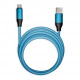 Smartbuy Кабель для зарядки и передачи данных, супертолстый BOLD MICRO USB синий, 3А, TPE, 1 м, [1/80?]