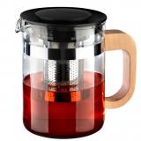 Mallony Чайник заварочный, La Caffetteria, объём: 800 мл, с деревянной ручкой/фильтр из нерж стали [1/12?]