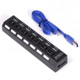 USB - Xaб Smartbuy 7 портов, с выключателями, СуперЭконом, черный [1]