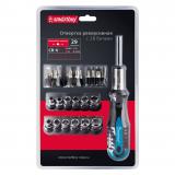 Фото товара - Smartbuy Tools Отвертка реверсивная, с 28 битами, SL, PH, HEX, TORX, головки, CR-V сталь [1] №2