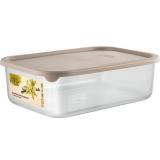 Фото товара - PlastRep Контейнер для продуктов Sugar&Spice Vanilla прямоугольный 1л с гибкой крышкой латте [1/15?] №1