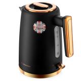 Фото товара - Brayer, BR1054, Чайник электрический, 2200 Вт, 1.7 л, нержавеющая сталь, черный [1/8] №2