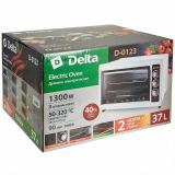 Фото товара - Delta, D-0123, Мини-печь, 1300 Вт, 37 л, верхний + нижний нагрев, 50-320°С, 0-90 минут, белый [1] №2