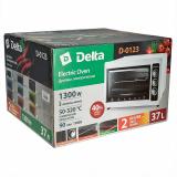 Фото товара - Delta, D-0123, Мини-печь, 1300 Вт, 37 л, верхний + нижний нагрев, 50-320°С, 0-90 минут, серый [1] №5