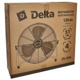 Фото товара - Delta, DL-006, Вентилятор, напольный, 130 Вт, 51 см, серебристый, Коробка 1шт [1] №5