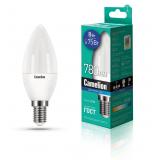Фото товара - Camelion LED8-C35/865/E14 (Эл.лампа светодиодная 8Вт 220В) [1/10/100?] №1