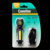 Фото товара - Camelion LED53409 (фонарь налоб, аккум 3,7В, черн, XPE+COB, 3 Вт, 3 реж, магнит, Type-C, блист) [1/12?] №4