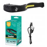Фото товара - Camelion LED53416 (фонарь налоб, акк 3,7В, черный, лента, 2 LED, 3 Вт, 4 реж.,сенсор, Type-C, бокс) [1/12?] №3