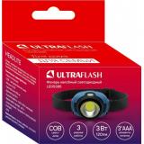 Фото товара - Ultraflash LED5385  (фонарь налобн, маренго, 3Вт COB LED, 3 реж, 3XAAA, пласт, кор) [1/12?] №3