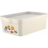 PlastRep Ящик для хранения Keeplex коллекция School, с крышкой, soft-touch, 6л, 320х211х110 (KL3502) [1/10?]