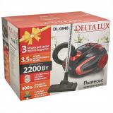 Фото товара - Delta, DL-0848, Пылесос, напольный, 2200 Вт, Всасывание (Вт): 400 , Мешок для сбора пыли, пылесборник: 3,5 л, нера-фильтр: да, черно-красный [1] №3
