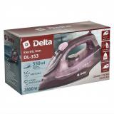 Фото товара - Delta, DL-353, Утюг, 2400 Вт, подошва: керамическая, вертикальное отпаривание, паровой удар г/мин: 135, коричневый [1/10?] №2