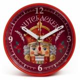 В7-029 (40) Будильник кварц, корпус красный 