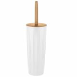 PlastRep Набор для туалета (ершик+подставка) Wood, высокий с крышкой [1/10?]