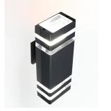 General GWL-2MR16-GU10-S-IP65 Черный с двойным боковым рассеивателем Катет Фасадный светильник [1?]