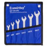 Фото товара - Smartbuy Tools Набор рожковых ключей 6 штук, (6-7,8-9,10-11,12-13,14-15,16-17), в ткан. чехле [1] №1