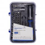 Фото товара - Smartbuy PRO Tools Отвертки с битами 65 элементов, 2 отвертки, 61 насадка, 2 удлинителя, CR-V сталь [1] №2