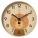 2019-004 (10) Часы настенные круг d=19,5см, корпус хаки 