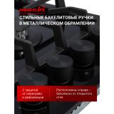 Фото товара - Варочная панель газовая MACBI MBH64WFGI.V2-BL, размеры 51х58,4см, 4 конфорки (+WOK), черное стекло 8мм () [1] №5
