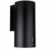 Вытяжка кухонная пристенная MACBI B-Tube39T (BLACK) черный, D150мм, 1200 м3/ч, мотор 230 Ватт, металл 39см, кнопочное управление [1?]